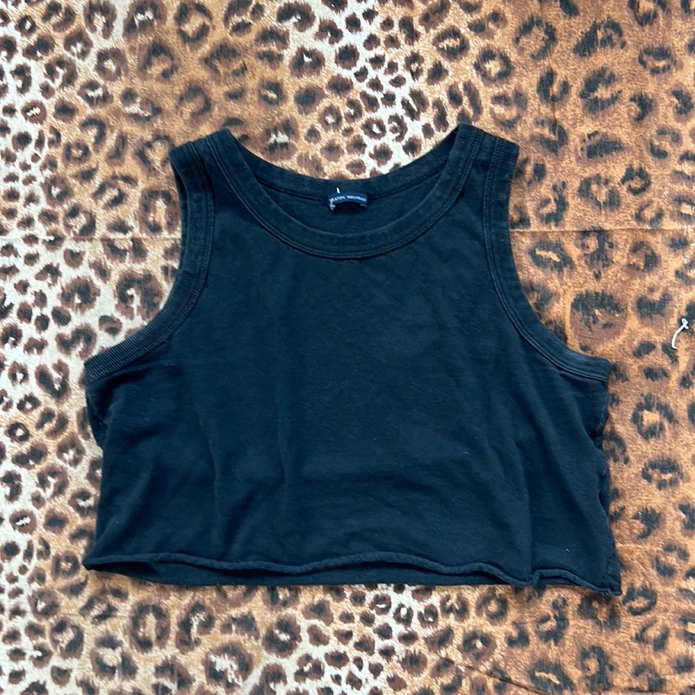 Brandy Melville Black Crop Top